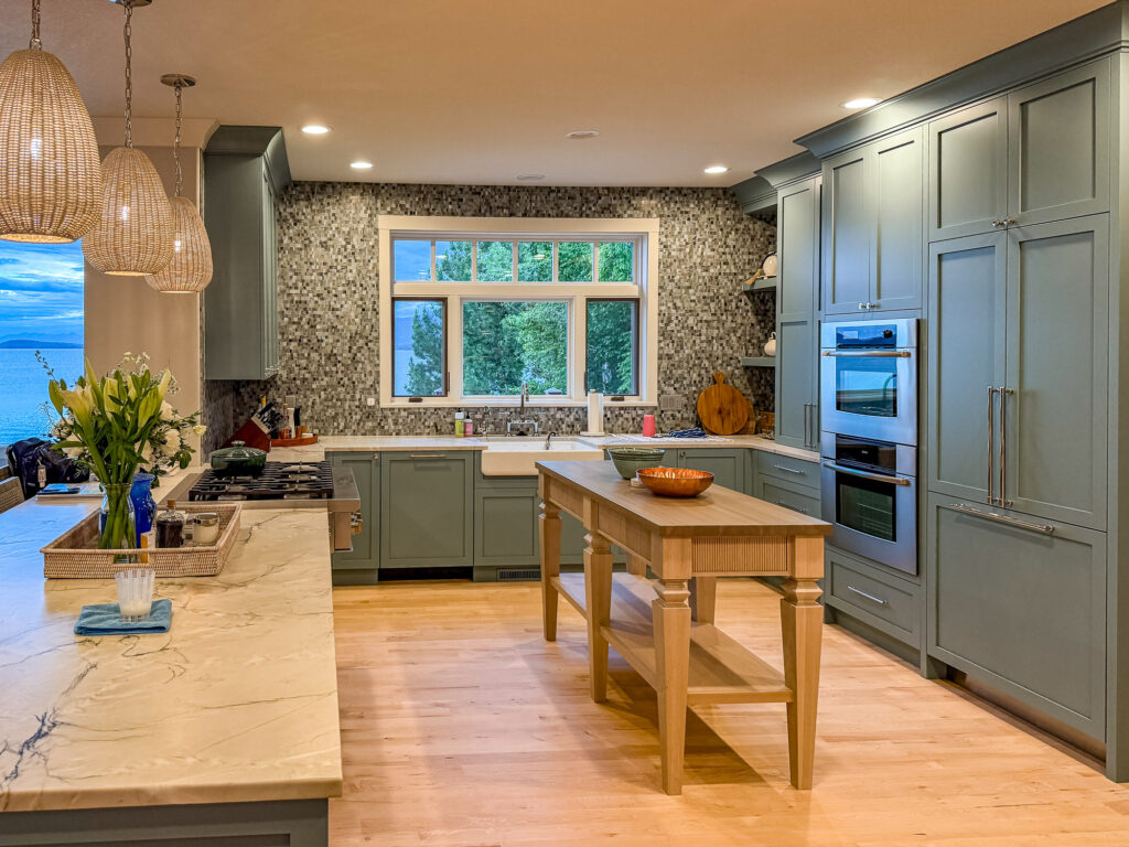 Lake Home High End Cabinetry Installation in Montana